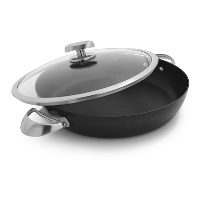 Scanpan Pro IQ chefpande med glaslåg Ø 32 cm