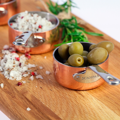Scanpan Maitre D' mini kasserollesæt med skiferfad