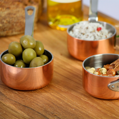 Scanpan Maitre D' mini kasserollesæt med skiferfad