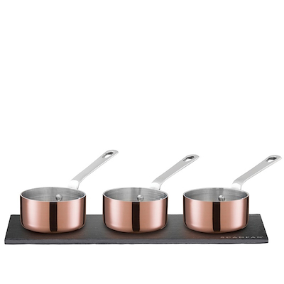 Scanpan Maitre D' mini kasserollesæt med skiferfad