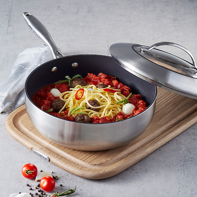 Scanpan CTX non-stick sauteuse med glaslåg Ø 26 cm