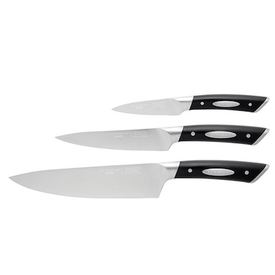 Scanpan Classic Knivsæt/ Kokkesæt 3 Dele 
