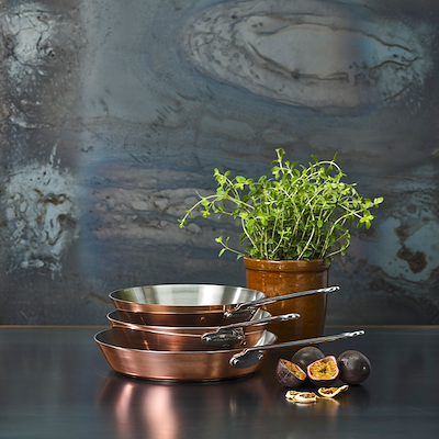 Scanpan Maitre D' stegepande kobber uden belægning 28 cm