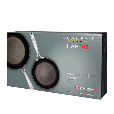 Scanpan HaptIQ stegepande stål sæt af 2 stk 20 & 28 cm
