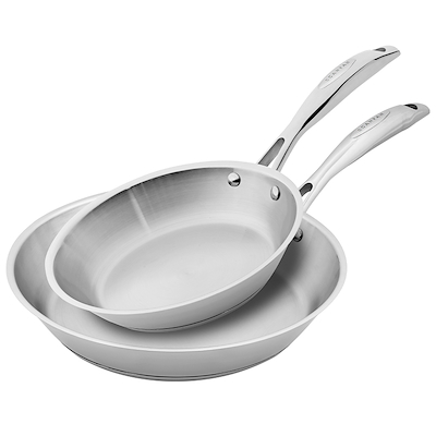 Scanpan STS stegepandesæt rustfrit stål Ø 20 cm + Ø 28 cm