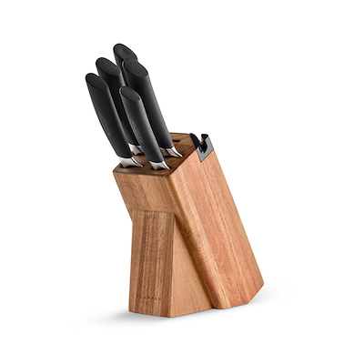 Scanpan Sax knivblok med knivsliber 6 dele