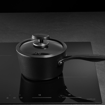 Scanpan Pro SB+ Induction kasserolle med låg sort non-stick 1.8 liter