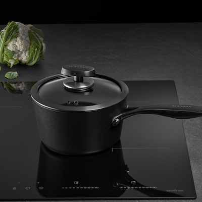 Scanpan Pro SB+ Induction kasserolle med låg sort non-stick 1.8 liter