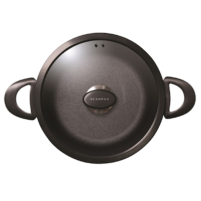 Scanpan Pro SB+ Induction gryde med låg sort non-stick 4,8 liter