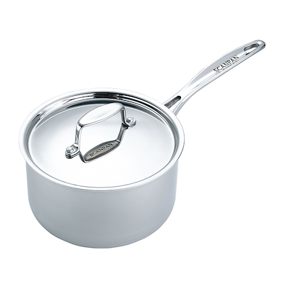 Scanpan Fusion 5 kasserolle stål 1,9 liter med låg Ø16 cm