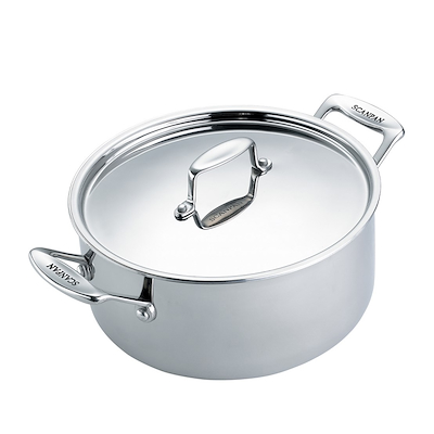 Scanpan Fusion 5 gryde rustfrit stål 3.7 liter med låg Ø20 cm