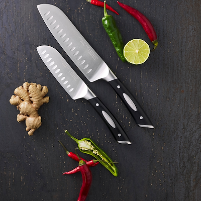 Scanpan Classic Santoku kniv med luftskær 12,5 cm