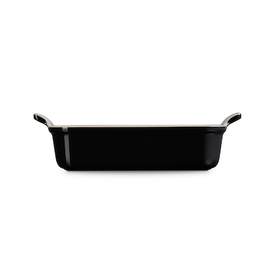 Le Creuset Signature stentøj Heritage rektangulært fad 26cm Black
