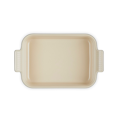 Le Creuset Signature stentøj Heritage rektangulært fad 26cm Black