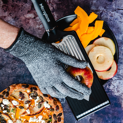 Microplane Cut-Resistant handske grå