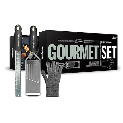 Microplane Gourmet sæt med handske