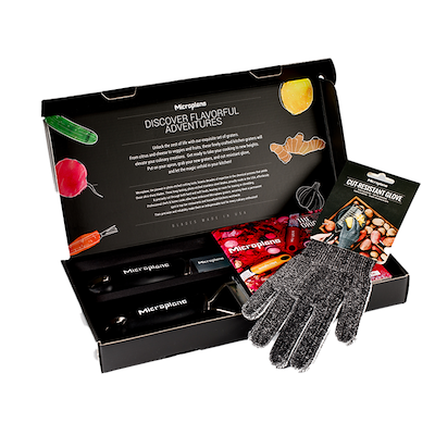 Microplane Gourmet sæt med handske