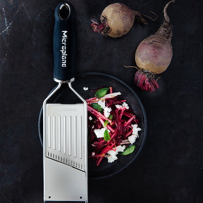 Microplane Gourmet Julienne Slicer rivejern sort