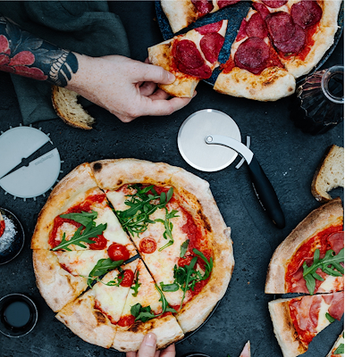 Microplane Specialty pizzahjul sort