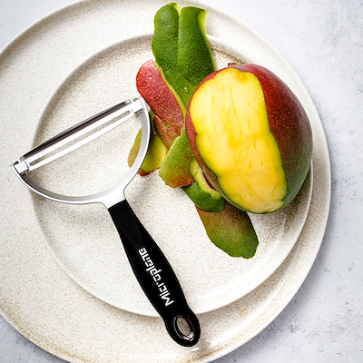 Microplane Professional XL skrællekniv sort