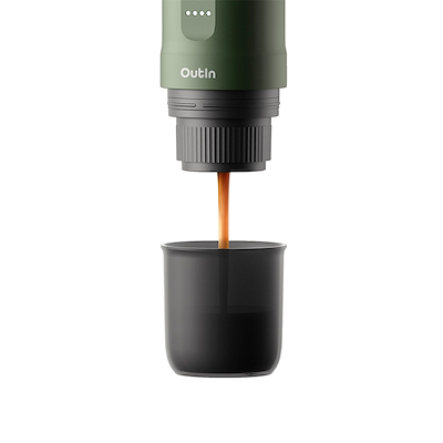 Outin Nano espressomaskine forest green