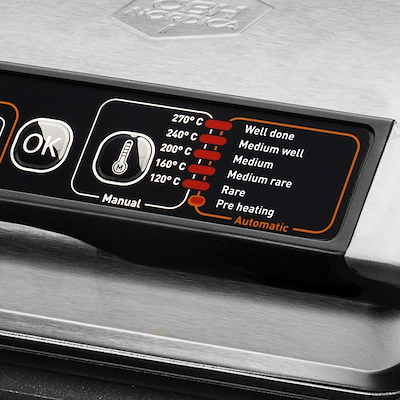 OBH Nordica Optigrill+ initial kontaktgrill stål