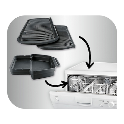 OBH Nordica Optigrill+ initial kontaktgrill stål