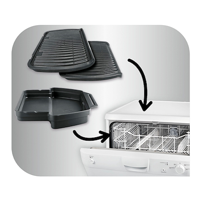 OBH Nordica Optigrill+ initial kontaktgrill stål