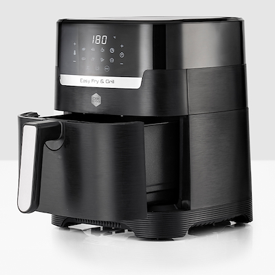 OBH Nordica Easy Fry & Grill Precision airfryer 2in1 black digital