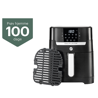 OBH Nordica Easy Fry & Grill Precision airfryer 2in1 black digital