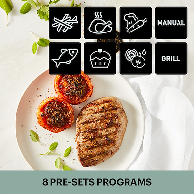 OBH Nordica Dual Easy Fry & Grill airfryer black