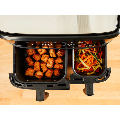 OBH Nordica Dual Easy Fry & Grill airfryer black 