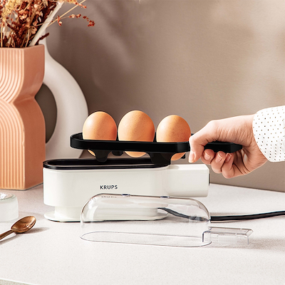 Krups Ovomat æggekoger til 3 æg hvid 300 watt