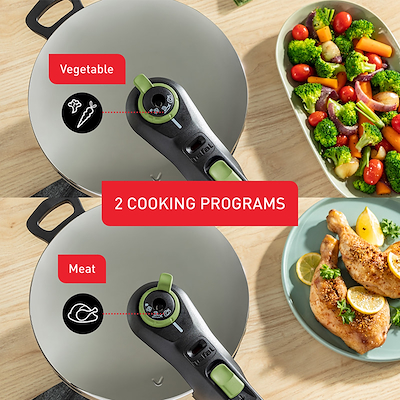 Tefal Secure Trendy trykkoger stål 8 liter