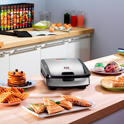 Tefal Snack Collection multijern toaster inklusiv 2 sæt plader