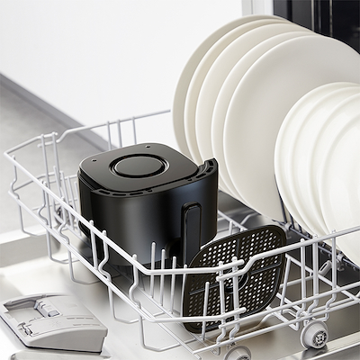 OBH Nordica Easy Fry Compact digital airfryer sort 3 liter