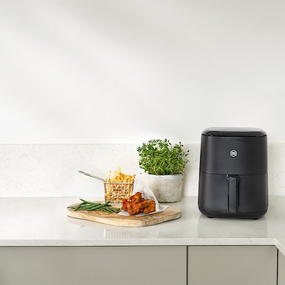 OBH Nordica Easy Fry Compact digital airfryer sort 3 liter