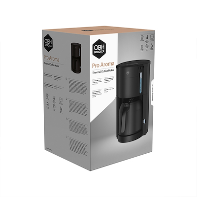 OBH Nordica Pro Aroma kaffemaskine med termokrus 1 liter 800 watt