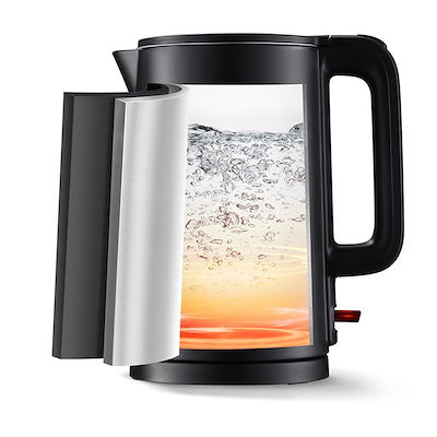 OBH Nordica Thermo Protect elkedel sort 1,5 liter