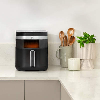OBH Nordica Easy Fry infrarød airfryer sort 7 liter