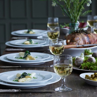 Pillivuyt Sancerre flad tallerken 17 cm