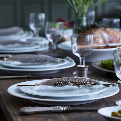 Pillivuyt Sancerre flad tallerken 22 cm