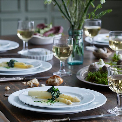 Pillivuyt Sancerre flad tallerken 24 cm