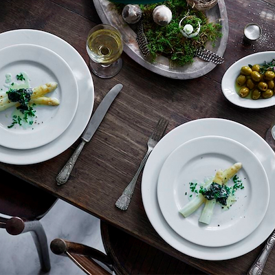 Pillivuyt Sancerre flad tallerken 26 cm