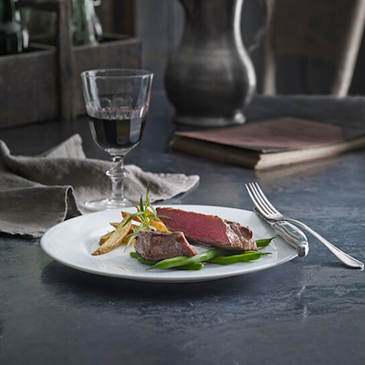 Pillivuyt Sancerre flad tallerken 28 cm