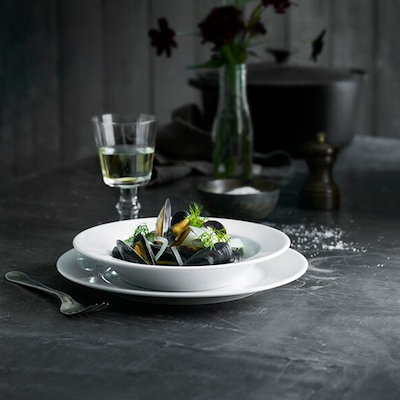 Pillivuyt Sancerre flad tallerken 28 cm