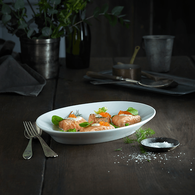 Pillivuyt serveringsfad hvid 33 cm