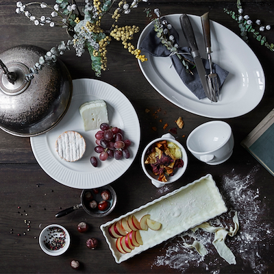 Pillivuyt Originale fad hvid 36x25 cm