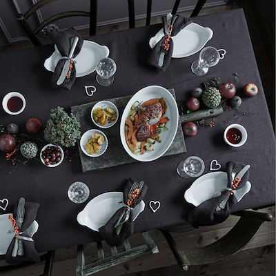 Pillivuyt Oval serveringstallerken hvid 28 cm