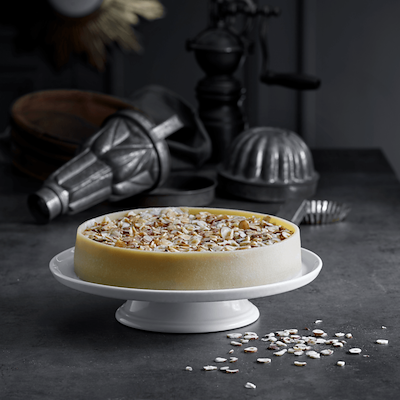 Pillivuyt kagefad på fod Ø30 cm